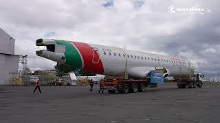 Moving 2 Aircraft From Kenya Airways Headquarters Through The Streets To Our Academy