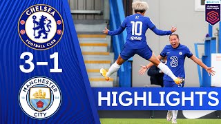 Chelsea 3-1 Man City | Mjelde, Kerr & Kirby On Target In Big Win | Women's Super League Highlights