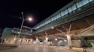 新潟駅南口駅舎接続施設・南口駅前広場・西側連絡通路 深夜散歩