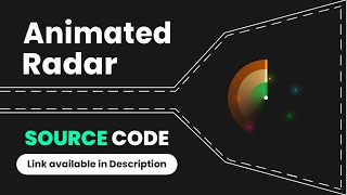 Animated Colorful Radar | HTML & CSS | Source Code