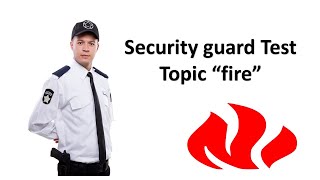 security guard exam topic 