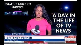 A DAY IN THE LIFE OF A TV NEWS REPORTER | WHAT IT TAKES TO SURVIVE