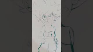 Goku oil pastel drawing ||#shorts #viral #drawing