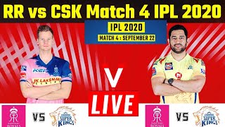 IPL 2020 CSK vs RR Live Stream | IPL 2020 Live Match CSK vs RR