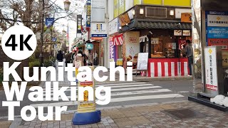 [4K] Kunitachi City Walking Tour by OSMO POCKET in Japan  - 国立駅前お散歩