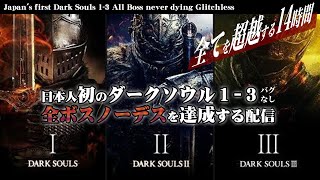 日本人で初めてダークソウル123バグなし全ボスノーデスを達成するJapan's first Dark Souls 1-3 All Boss never dying Glitchless