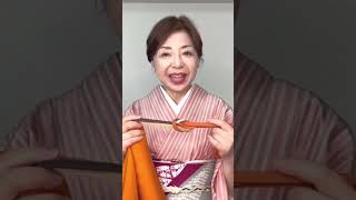 他の色がないのでオレンジになった#着物 #kimono #japan #個性#ダサい#shrots