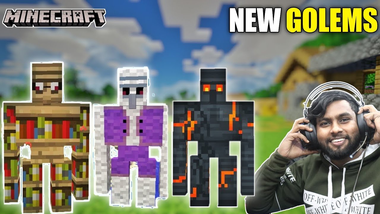 MAKING NEW GOLEMS IN MINECRAFT || BB IS LIVE - YouTube