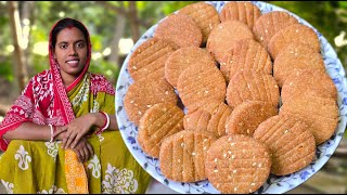 চায়ের আগে তৈরি হয়ে যাবে খেতে খেতে মুখ ফিরবে না খাস্তা মুচমুচে আটার বিস্কুট রেসিপি | biscuit recipe
