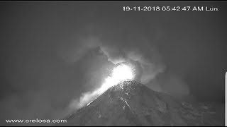Volcán de Fuego entra en nueva fase de erupción