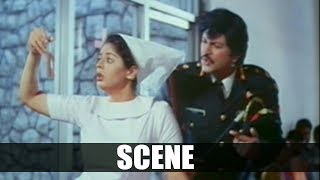 Comedy Scene Between Mohan Babu & Nagma - Major Chandrakanth Movie - NTR, Ramya Krishna - SVV