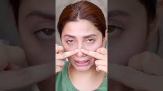 Mahira Khan's nose contour tip | Mahira Khan makeup tutorial#shorts #bestest #viral