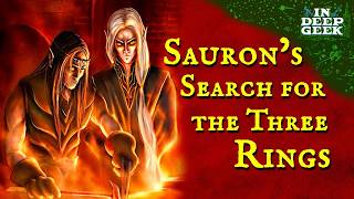 Did Sauron know who had the three Elven Rings?