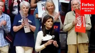Nikki Haley Holds Campaign Rally Ahead Of Super Tuesday In Orem, Utah