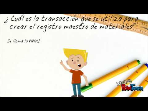 Maestro De Materiales Sap Mm Youtube