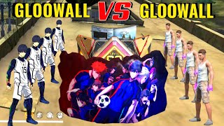 Gloowall vs Gloowall Fight | Bluelock Gloowall Skin Challange | Gloowall Skin Fight | Free Fire Max