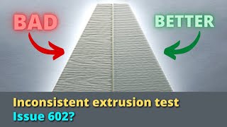 3D print this now! Inconsistent extrusion test