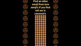 Find an other emoji from love emoji's If you find tell me in comment's (From: TechUGV) #emoji.