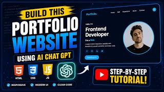 Stop Coding from Scratch! Use AI to Build Your Portfolio in 5 Minutes