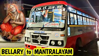 Mantralaya KSRTC Cabin Ride | Mudigere - Mantralaya Bus #bus #ksrtc #bellary #mantralaya #volvo