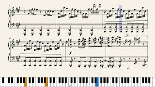 [Sheet Music] Hayako - ANALYS from DJ Max Respect (Piano Arr.)