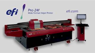 Nazdar SourceOne and EFI - Introducing the Pro 24f Flatbed