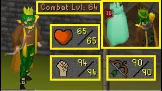 Knight Owls, 94 str/90 range 64cb F2P PK vid (Low HP) OP Build!