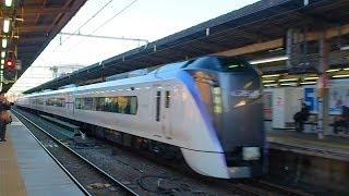 【デビューから1週間！】E353系S103+S203編成スーパーあずさ23号　中野駅高速通過