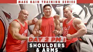 RP Mass Gain Training Series | Day 2 PM: Shoulders and Arms