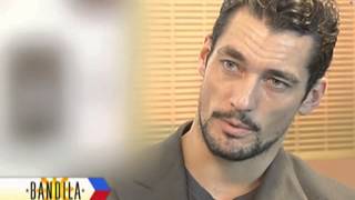 Supermodel David Gandy offers advice to Pinoys