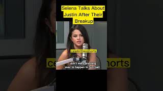 selena talks about Justin after their breakup #shorts #celebrities #viral #celebrity #selenagomez