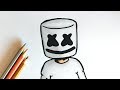 HOW TO DRAW MARSHMELLO