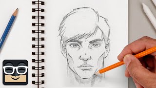 How To Draw A Simple Human Head | Beginner's Sketch Tutorial