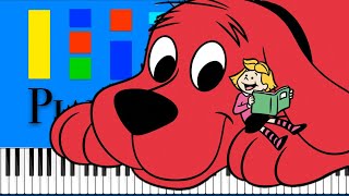 Clifford The Big Red Dog Theme Song (Slow Easy) Piano Tutorial 4K