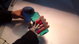 Soft Robotic Prosthetic Hand Demonstration (Fiber-Reinforced Actuators)