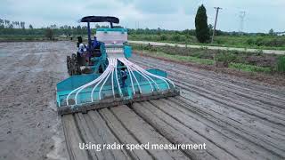 Rice Direct Seeding Machine with Pneumatic Seeder for kubota, Yanmar, Iseki Rice Transplanter