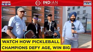 Age No Barrier At National Stage: Pickleball Players Shine With Medals And Motivation| Watch