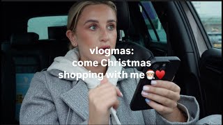 vlogmas: come christmas shopping with me🎄