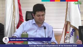 Concejo Municipal Independencia 26 de Diciembre 2024