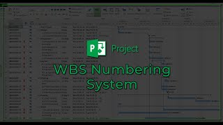 WBS Numbering System - Microsoft Project Professional Tutorial