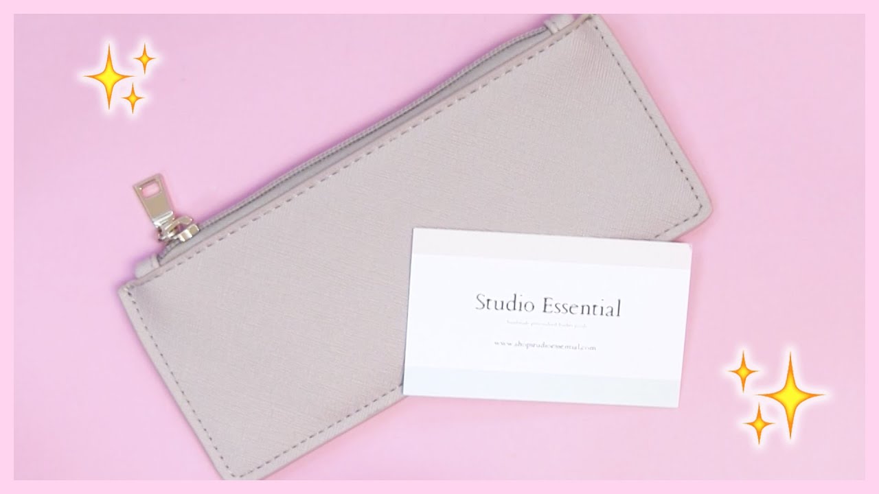 Gorgeous Pencil Case Wallet Package Opening Studio Essentials Youtube