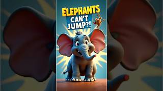 Elephants Can’t Jump?! Here’s Why! #shorts #AnimalFacts #elephants