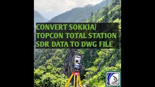 How to Convert Sokkia/Topcon Total Station SDR Data To Dwg By Using Sokkia Prolink1.15 I Agragati I