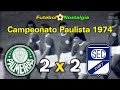 Palmeiras 2 x 2 Saad - 03-08-1974 ( Campeonato Paulista )