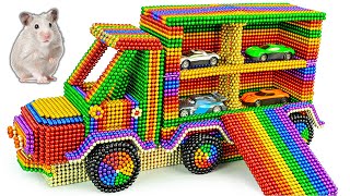 DIY - Build Amazing Car Delivery Truck With Magnetic Balls (Satisfying) - Magnetic Cube
