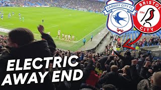 INSANE DERBY DAY SCENES \u0026 LATE HEARTBREAK at CARDIFF 1-1 BRISTOL CITY