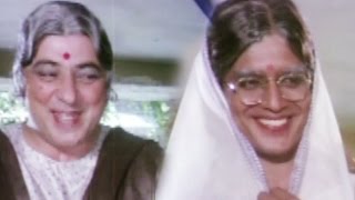 Mithun Chakraborty & Amjad Khan disguise as a lady - Hum Se Hai Zamana, Comedy Scene 6