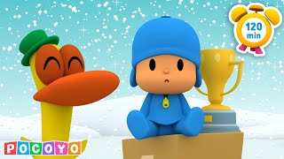 🥇 Pocoyo Plays THE WINTER GAMES! ❄️ | Winter Sports | Pocoyo English | Cartoons and Sports for Kids