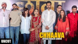 UNEDITED - Chhaava | Official Trailer Launch | Vicky Kaushal, Rashmika Mandanna | Laxman Utekar