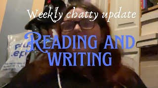 Weekly update, a little bookdate